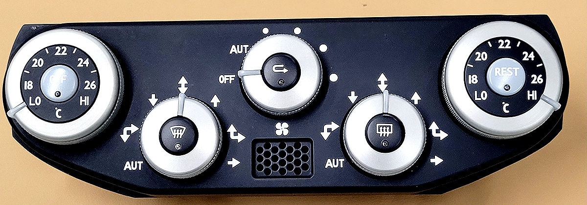 Ferrari console refurbishment after professional laser restoration at CarsLab