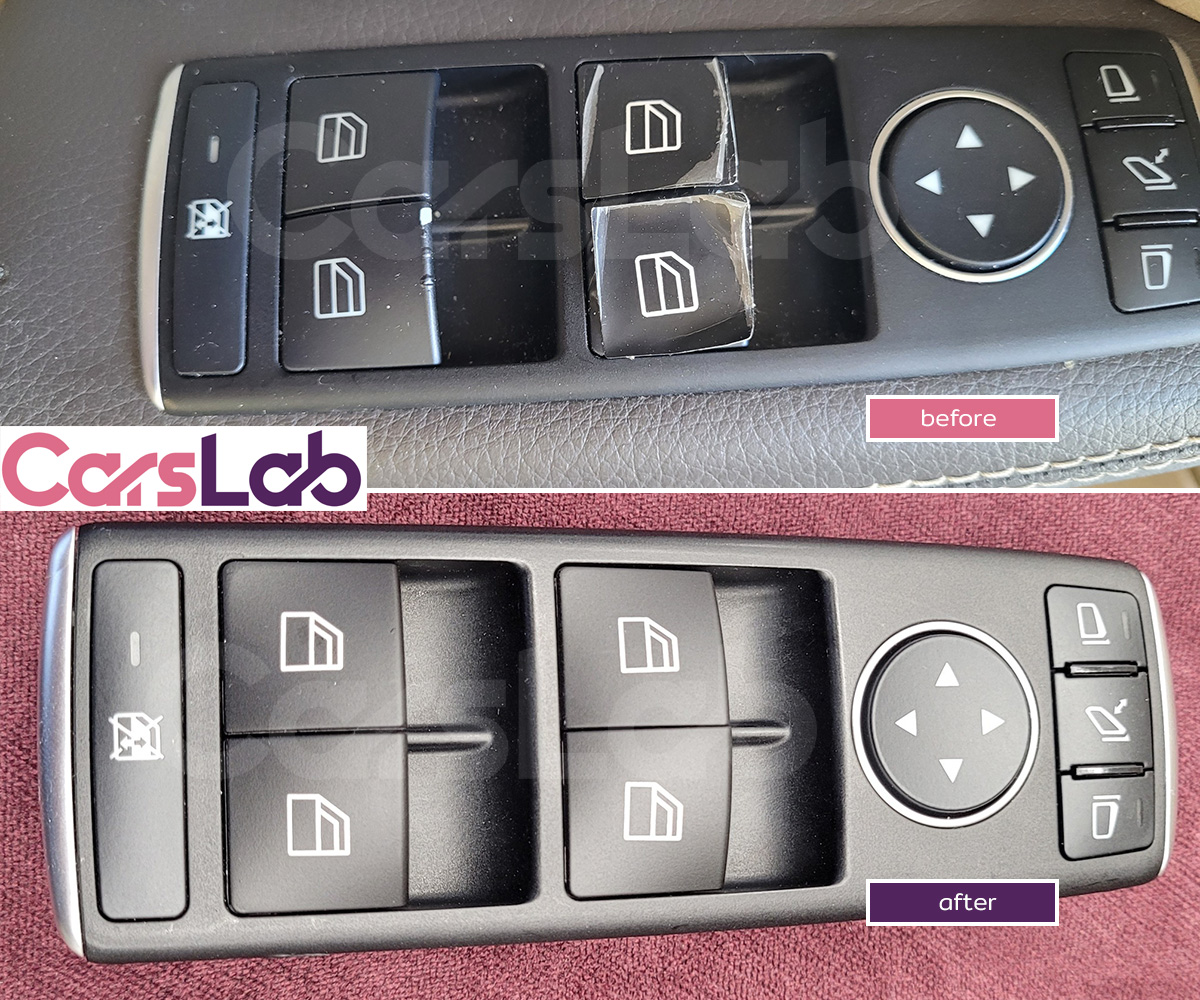 Is laser button restoration better than repainting or stickers?