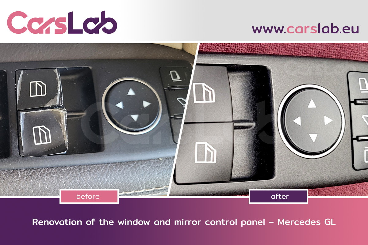 Renovation of the window and mirror control panel – Mercedes GL