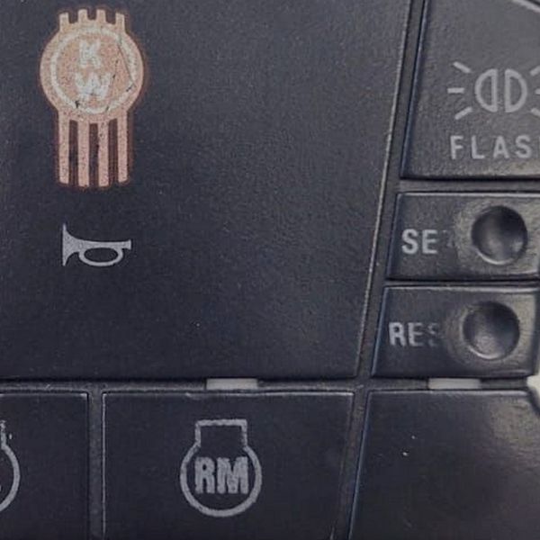 Truck and industrial vehicle control button repair using laser restoration technology