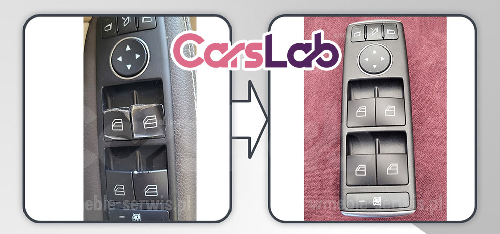 What can you use instead of stickers on car buttons?